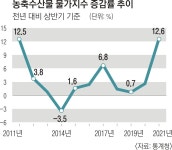 30년 만에 가장 많이 오른 ‘밥상 물가’