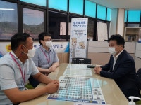 유상호 경기도의원, 전곡고등학교 현장 방문서 사물함 교체 사업 논의