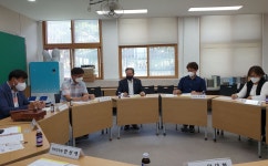 오명근 경기도의원, 평택 청담중학교 운영위원회와 정담회 실시