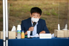 김판수 경기도의원, 수리산도립공원 주차장 조성 현장 방문