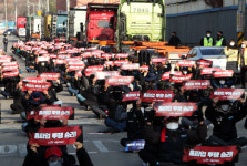 화물연대 전국 총파업…서울·경기지부 2000여명 동참