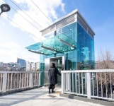 용산, 한남오거리 육교 승강기 운행