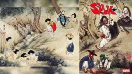 마블 표지 장식한 ‘한복 입은 스파이더맨’…신윤복 ‘단오풍정’ 패러디까지