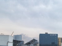 드림타워 화재 연기