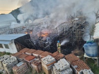 춘천 버섯농장에 불…1억3000만원 피해