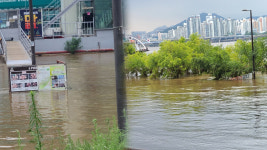 그 분홍 하늘 참 예쁘더니…폭우 전 ‘무서운 전조’였다 [포착]