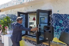 제주 폐교된 조수초등학교를 문화카페로