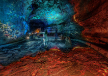 만장굴 미디어아트로의 초대… 거문오름용암동굴의 탄생을 엿본다