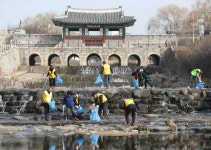 수원천 봄맞이 대청소