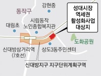 동작 성대시장 일대 주거→상업지역 상향