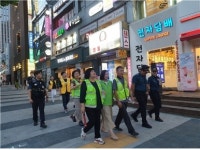 이새날 서울시의원, 주말 논현동 일대 민관합동 특별야간순찰 실시