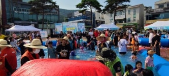 제5회 순천조례호수공원 물총축제, 시민 1000여명 참여 성황