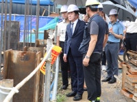 김원태 서울시의회 행정자치위원장, 무더위 속 가락119안전센터 합동청사 긴급 점검