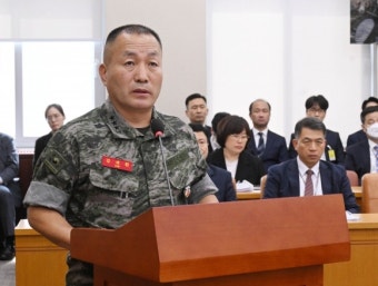 김계환 해병대사령관, 채상병 순직 37일만에 “국민께 사과”