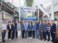 용산 용문시장 주변 노후 간판, LED 간판으로 탈바꿈