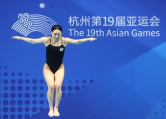 한국 다이빙 간판 김수지 1m 스프링보드 2연속 동메달