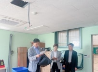박승진 서울시의원, 중랑구 원묵초·태릉중·원묵고 방문해 학생들 교육환경 점검