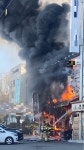 천안 타이어 판매장 화재…진화중