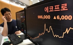 비틀대는 이차전지…대장주 에코프로 주가 반토막