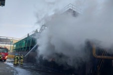 인천 현대제철에서 불… 진화 중