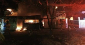 양평 돼지농장 화재로 돼지 440마리 소사