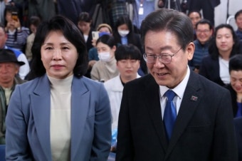‘당선 확실’ 이재명 “저에 대한 선택, 윤석열 정권에 대한 심판”