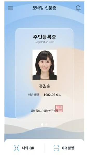 휴대전화에 ‘쏙’ 저장… ‘모바일 주민등록증’ 12월 27일부터 발급