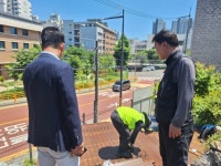 김태수 서울시의원, 석계역 일대 및 북서울꿈의숲 환경개선사업 현장방문