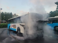 제주대 실험실서 화학물질 누출 대피소동… 학교 정문앞에선 버스 화재