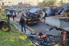 조경 작업자 덮쳐 3명 숨진 부산 교통사고…원인 파악 난항