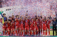북한 여자축구 U17, 월드컵 우승…3연패 도전 스페인에 설욕