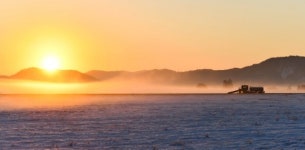 활주로 제설작전