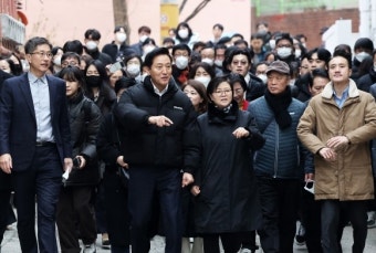 규제철폐 6호 ‘입체공원’ 예정지 미아동 둘러본 오세훈