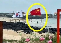 “제주가 중국땅이냐” 오성홍기 버젓이 꽂아…민폐 넘어 영역표시? (영상) [포착]