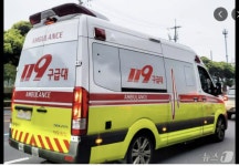 목포서 육교 충돌 승용차 전복···30대 여성 2명 심정지