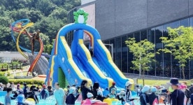 극한 폭염, 무주태권도원에서 날려 보낸다