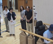 이애형 경기도의원, 학교 체육관 무대 장애인 접근 편의시설 현장 점검