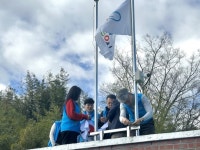 순천 왕조1동 복지기동대, 3·1절 맞아 경로당 ‘태극기 새단장’