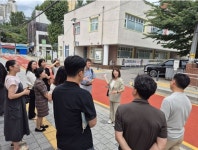 박희정 서울시의원, 시흥목련아파트 앞 금하로3길 현장방문