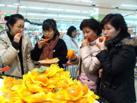 [포토뉴스] 백록향 오렌지 맛보세요