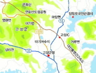 고성 대가저수지 개념도
