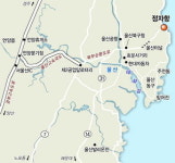정자항 가는 길