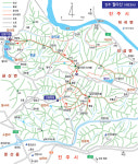 [산&산] 진주 월아산 산행지도