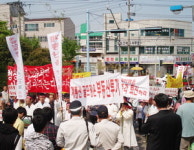 거제 명산 망친다  계룡산골프장 반대 시위