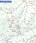 [산&산] <169> 밀양 백운산 - 호박소계곡 산행지도