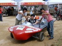 진주산업대 쏠라파워팀 자작 자동차대회 우수상