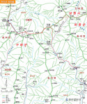 [산&산]  지리산 피아골 산행지도