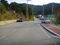 통영 평인일주도로 확장 2010년 완공