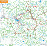[산&산] <184> 포항 비학산 산행지도