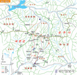 [산&산]  보은 구병산 산행지도